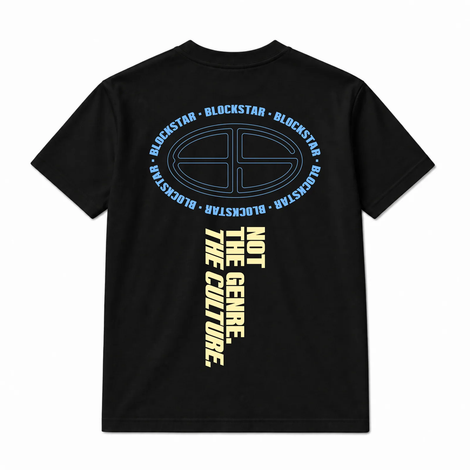 Blockstar Label — crna na modelu