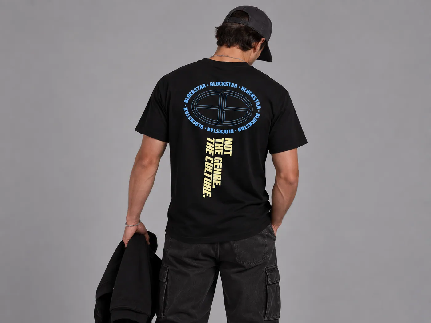 Blockstar Label — crna