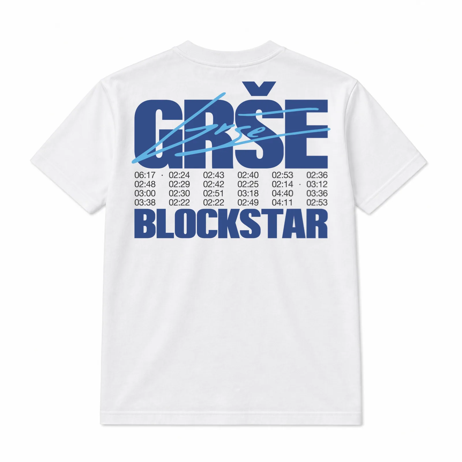 GRŠE Blockstar — bijela / plava na modelu