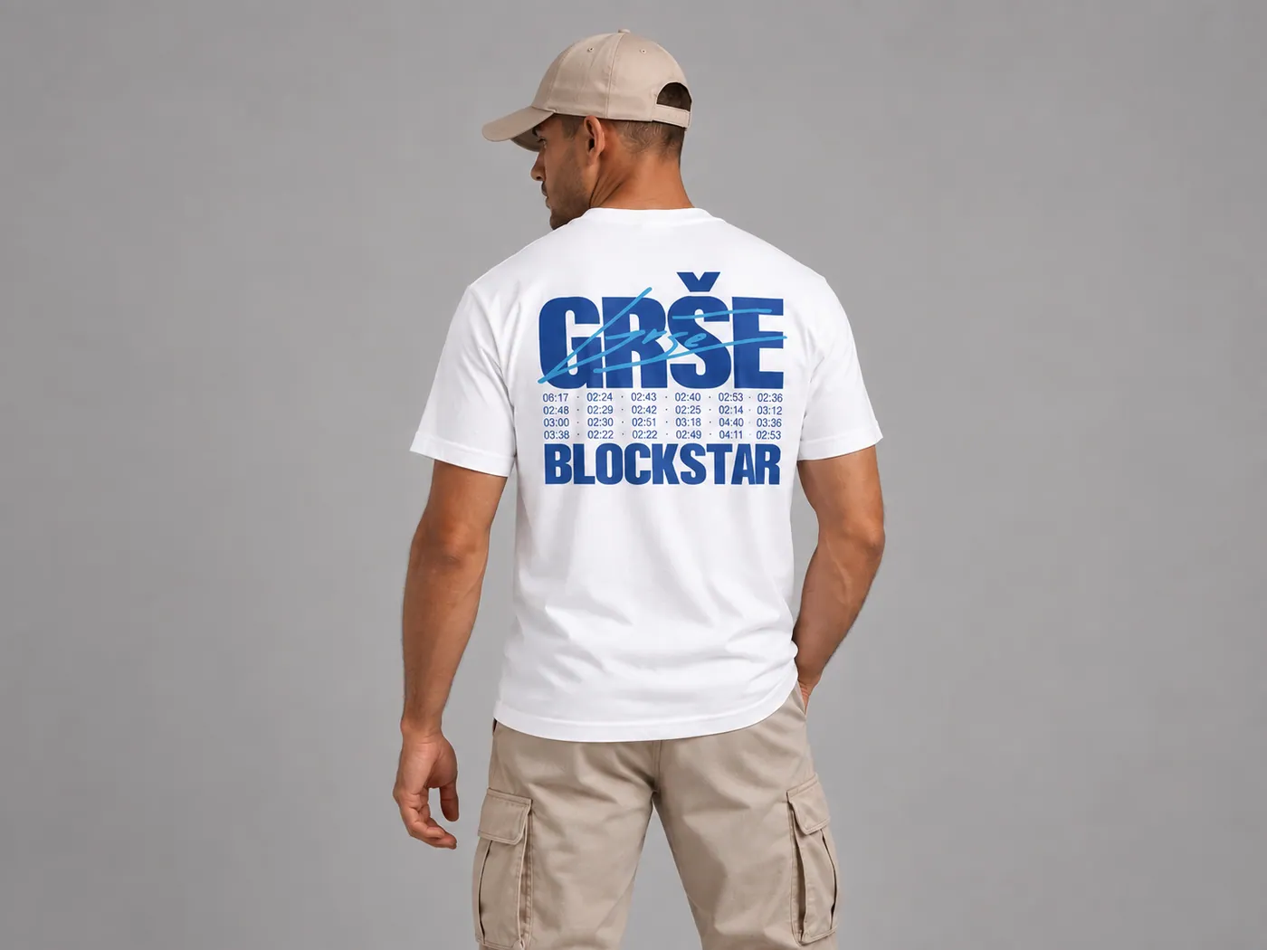 GRŠE Blockstar — bijela / plava