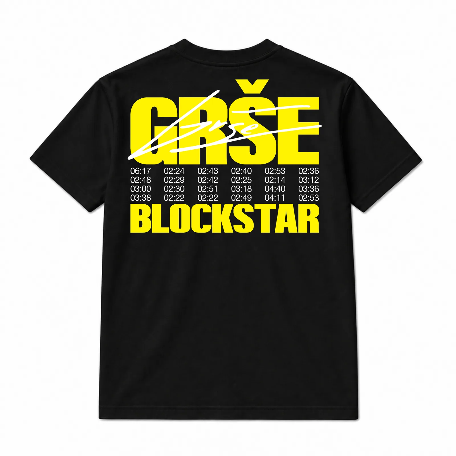 GRŠE Blockstar — crna na modelu