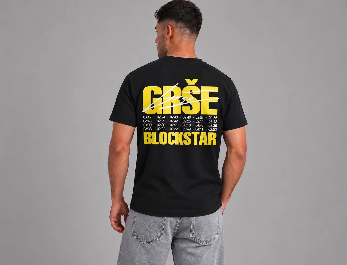 GRŠE Blockstar — crna
